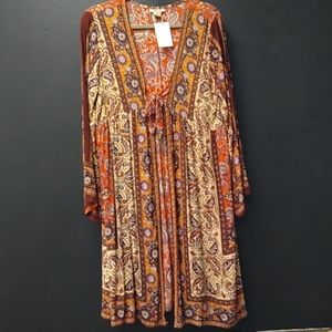 Lola P Geometric Kimono